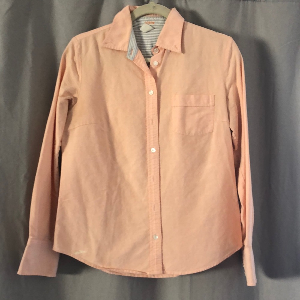 Pink J Crew button down